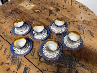 Vintage mocca sada 6 ks – Victoria Czechoslovakia 🌟✨ - 2