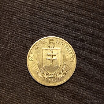 5 Korún 1939 - 2