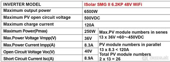 EASUN SMG II 6.2KW fotovoltaicky menic - 2