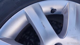 5x100 R15 Škoda originálne elektróny + leto 195/55 r15 - 2