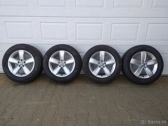 Orig. sada VW, Škoda, Seat 5x112 R17 + pneu 215/65 R17 - 2