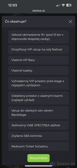 2-dňový VIP Vibe Festival lístok - 2