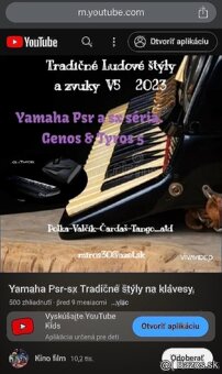 Yamaha psr sx Východ V5 štýly - - 2
