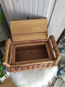 Prútený košík na šitie - 2