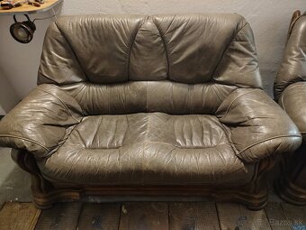 Dubová rustikálna sedacia súprava - 2