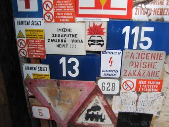 Staré smaltované tabule - 2