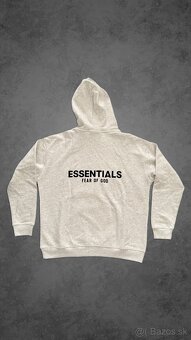 ESSENTIALS mikina sivá - 2