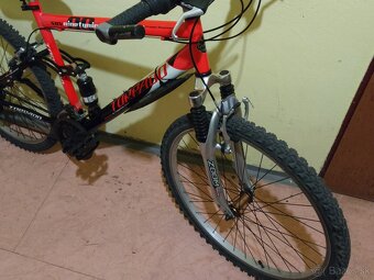 celoodpružený horský bicykel TORPADO,26"Kolesá,19"rám, 21p - 2