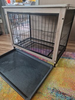 Predam klietku pre psa ocelovo/drevenu - 2