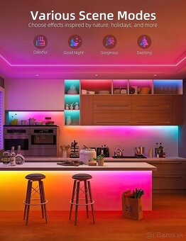 Lamomo 10m 24V RGB LED pásové svetlo Nepriame osvetlenie Vod - 2
