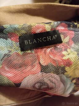 Dámsky semišový krátky kabát BLANCHA - 2