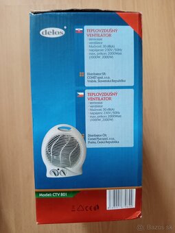 Teplovzdušný ventilátor delos - 2