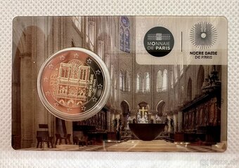 2 euro mince Francúzsko 2025 (Louvre + Notre Dame) - 2