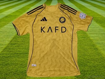futbalový dres Ronaldo Al Nassr Authentic away 25/26 žltý - - 2