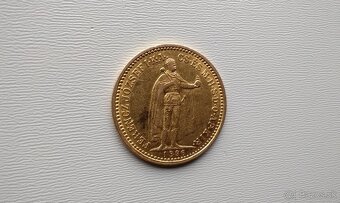 Zlatá 10 korona 1896. - 2