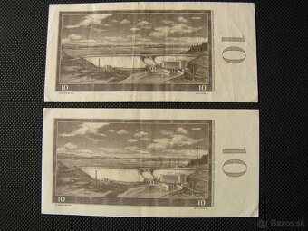 ČESKOSLOVENSKÉ BANKOVKY: 10-Kčs 1960 LUXUSNÉ - 2