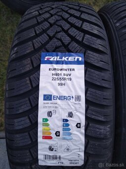 225/55 R 19 zimné SUV 100 % stav. - 2