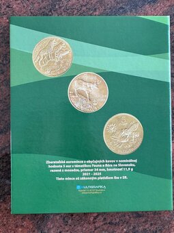 Komplet 10 minci 5 euro Fauna a Flora s Albumom - 2