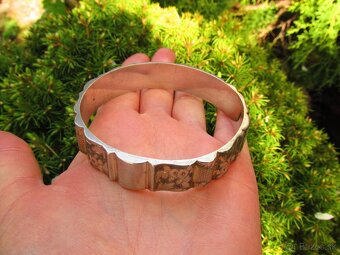 Starý strieborný náramok, Ag 900 - 2