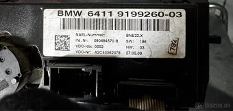 Predám panel ovládania klímy BMW e90/e91 - 2