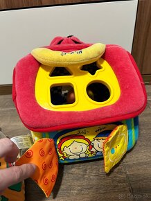Textilny vkladaci domcek a auticka - 2