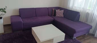 Rohová sedačka s rozkladom a úložným priestorom - 2