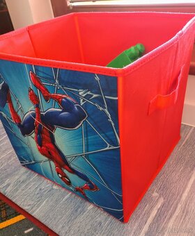 Úložný box Spiderman so stavebnicou Mega Bloks - 2