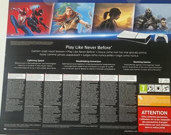PlayStation 5 Slim Digital Edition 1TB nové nepouživané - 2