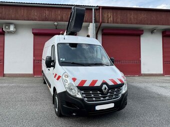 Renault Master 2,3 125 dCi plošina KLUBB K32 12,5m - 2