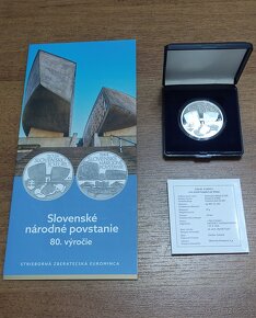 SNP - 10 eur minca Proof a pamätný list - 2
