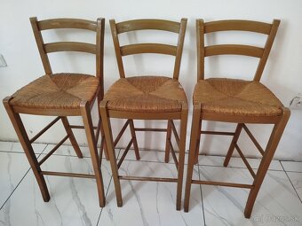 Barové stoličky drevené - 2