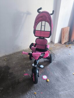 Trojkolka Baby Mix 5v1 RIDER 360° ružová - 2