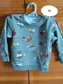 Chlapčenské mikiny 80-96 veľkosť - 2