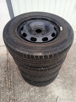 disky 5x100 R15+pneumatiky 195/65 r15 - 2