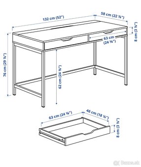 Ikea písací stôl alex - 2