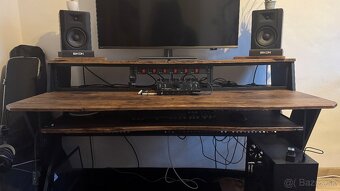 Thomann Studio Table XL Wood + t.racks Power MS6 - 2