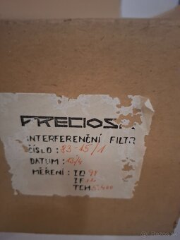 interferenčný optický filter - 2