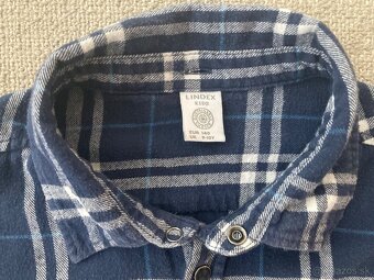 Lindex flanelová košeľa 8-10r 140 - 2