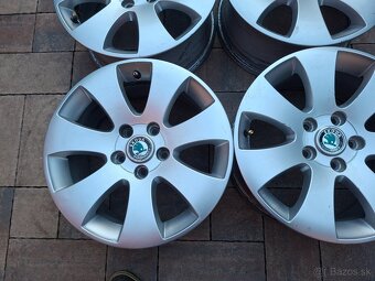 Predám org.hlinikové disky Skoda--R16 - 2