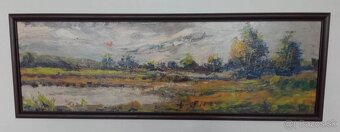 3 obrazy ročné obdobia-autor Daniš, technika olej - 2