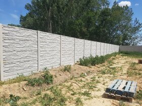 Výroba betónových plotov - 2