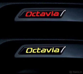 Napis ŠKODA do sedačky - Octavia 2 - 2