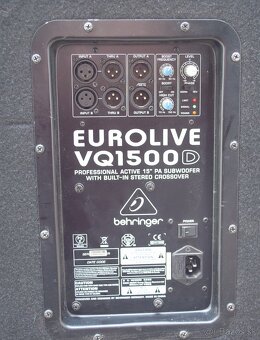 Behringer Eurolive VQ1500D Aktivní subwoofer - 2