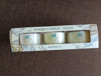 Yankee Candle sada votívnych sviečok v skle Soft Blanket - 2