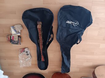 2x španielska gitara a 1x elektrická gitara Jolana - 2