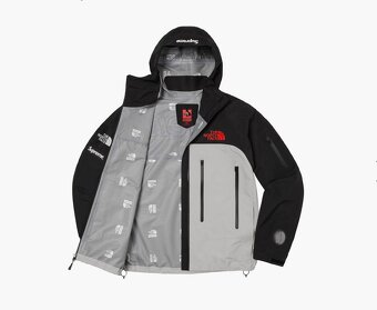 Supreme The North Face Taped Seam Shell Jacket Grey - 2