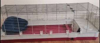 Klietka (extra veľká) a komplet výbava pre zajaca/morčatá - 2