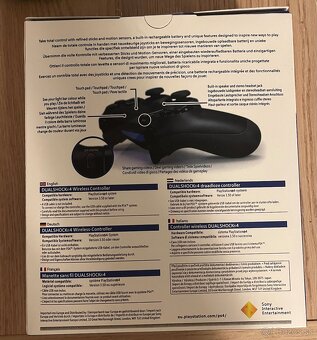 DualShock 4 V2 - Čierny (Nový, nerozbalený, zaplombovaný) - 2