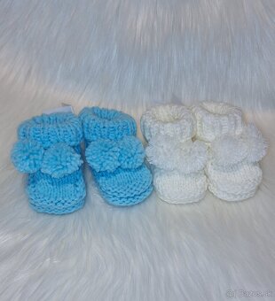 Detské chlapčenské topánočky botičky handmade - 2