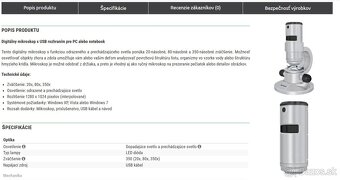 Bresser Digitálny mikroskop USB - 2